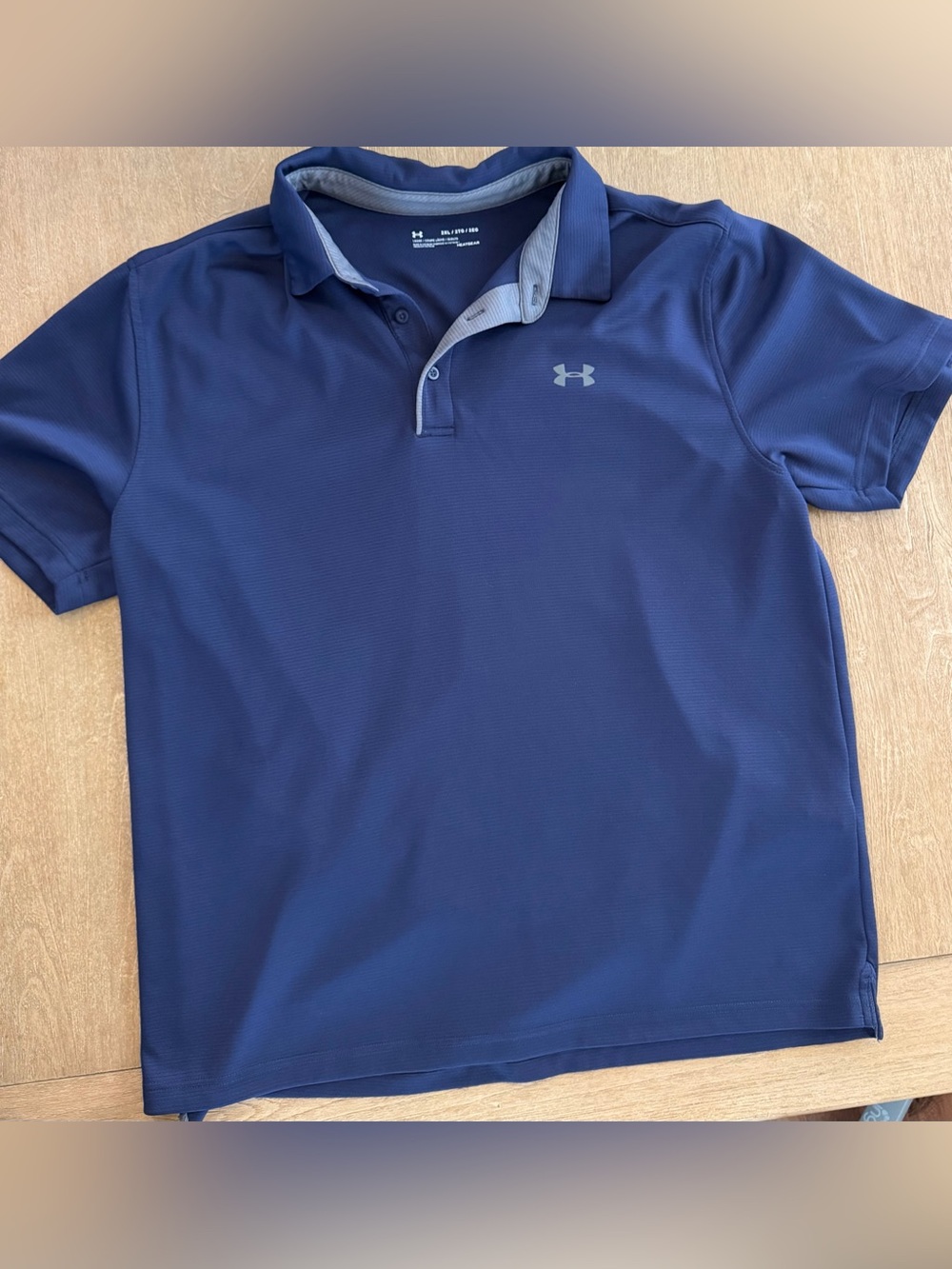 Under Armour Men’s Navy Blue Performance Golf Polo Shirt Size 2XL
